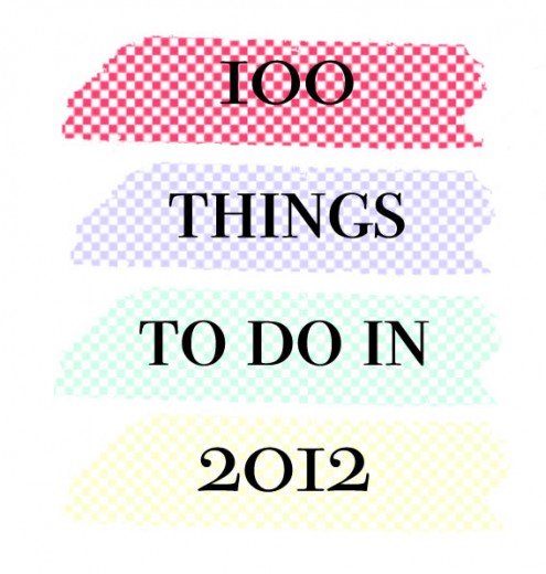100thingstodo2012